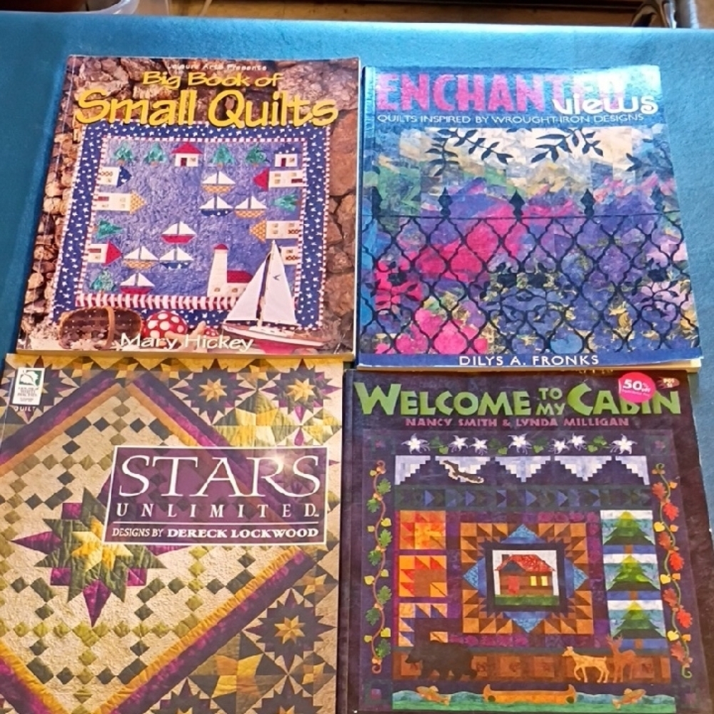 Multiples Quilting Pattern Collection - Blue, Purple, Red - Picture 3 of 3
